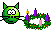 Smiley Emoticons Lila Advent Katze1 Smiley – Advent