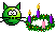 Smiley Emoticons Lila Advent Katze2 Smiley – Advent