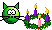 Smiley Emoticons Lila Advent Katze4 Smiley – Advent