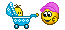 01familieyellow0229 Smiley – Baby