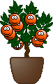 Smiley Emoticons Orangenbaum2 Smiley – Baum