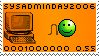 Smiley Emoticons Sysadminday Smiley – Briefmarke
