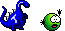 Smiley Emoticons Dinosaurier05 Smiley – Dinosaurier