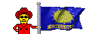Mysmilies 143 Smiley – Flaggen