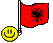 Albania1 Smiley – Flaggen
