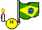 Brasil2 Smiley – Flaggen