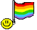 Rainbowflag1 Smiley – Flaggen