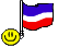 Serbiamnegro1 Smiley – Flaggen