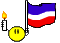 Serbiamnegro2 Smiley – Flaggen