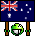 Smiley Emoticons Mttao Australien Smiley – Flaggen
