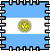 Argentina Smiley – Flicken