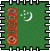 Turkmenistan Smiley – Flicken