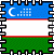 Uzbekistan Smiley – Flicken