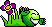 Smiley Emoticons Hurra Fruehling1 Lila Smiley – Fruehling