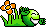 Smiley Emoticons Hurra Fruehling1 Orange Smiley – Fruehling