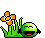 Smiley Emoticons Hurra Fruehling2 Orange Smiley – Fruehling