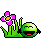 Smiley Emoticons Hurra Fruehling2 Pink Smiley – Fruehling
