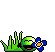 Smiley Emoticons Hurra Fruehling3 Blau Smiley – Fruehling