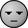 Bored Smiley – Grosse
