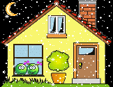 Smiley Emoticons Marga Haus Schnee Nacht Smiley – Haus