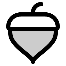 Acorn Duotone Smiley – Icons