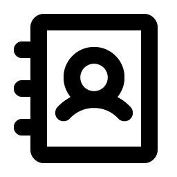 Address Book Bold Smiley – Icons