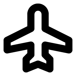 Airplane Bold Smiley – Icons