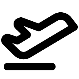 Airplane Takeoff Bold Smiley – Icons