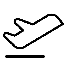 Airplane Takeoff Thin Smiley – Icons