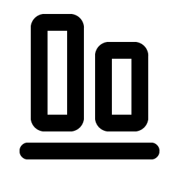 Align Bottom Bold Smiley – Icons