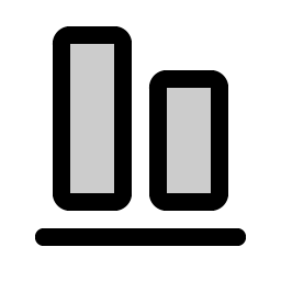 Align Bottom Duotone Smiley – Icons