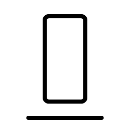 Align Bottom Simple Thin Smiley – Icons