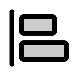Align Left Duotone Smiley – Icons