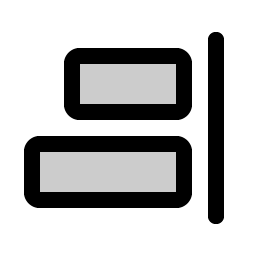 Align Right Duotone Smiley – Icons