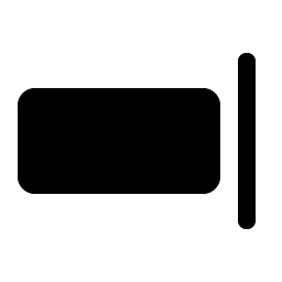 Align Right Simple Fill Smiley – Icons
