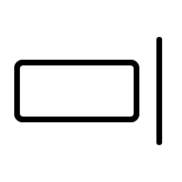 Align Right Simple Thin Smiley – Icons