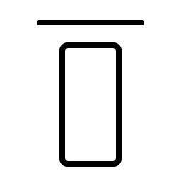 Align Top Simple Thin Smiley – Icons