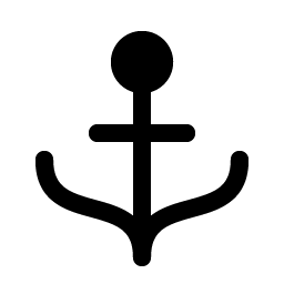 Anchor Fill Smiley – Icons