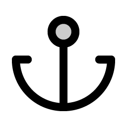 Anchor Simple Duotone Smiley – Icons