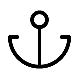 Anchor Simple Light Smiley – Icons