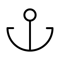 Anchor Simple Thin Smiley – Icons