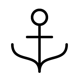 Anchor Thin Smiley – Icons