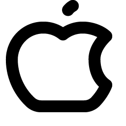 Apple Logo Bold Smiley – Icons
