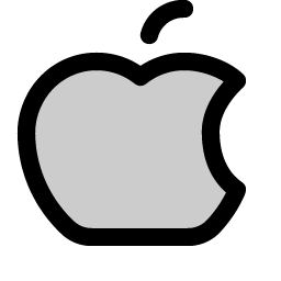 Apple Logo Duotone Smiley – Icons