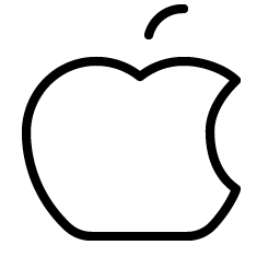 Apple Logo Thin Smiley – Icons