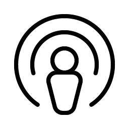 Apple Podcasts Logo Thin Smiley – Icons