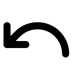 Arrow Arc Left Bold Smiley – Icons