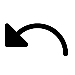 Arrow Arc Left Fill Smiley – Icons