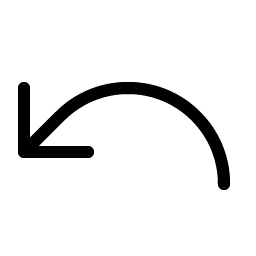 Arrow Arc Left Light Smiley – Icons