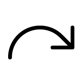 Arrow Arc Right Light Smiley – Icons